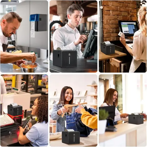 MUNBYN ITPP905 - WLAN Bondrucker 80 mm mit ölfester Abdeckung — 5 MUNBYN ITPP905 - WLAN Bondrucker 80 mm mit ölfester Abdeckung — 5