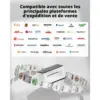 MUNBYN 941BP - Imprimante d’étiquettes thermique 300 dpi Bluetooth — 5 MUNBYN 941BP - Imprimante d’étiquettes thermique 300 dpi Bluetooth — 5