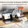 MUNBYN 941B - Impresora de etiquetas de envío Bluetooth 4x6 — 4 MUNBYN 941B - Impresora de etiquetas de envío Bluetooth 4x6 — 4