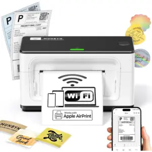 MUNBYN 941AP - Wi-Fi AirPrint 4x6 label printer — 1