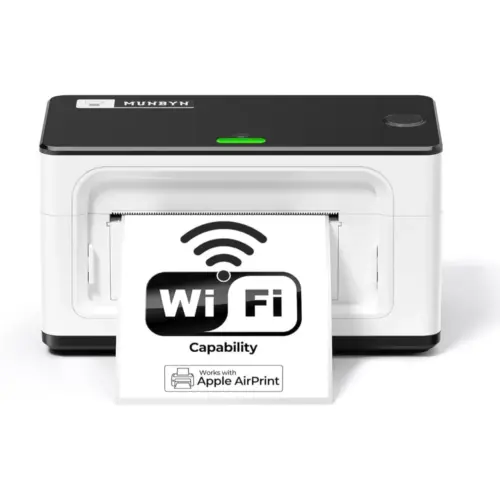 MUNBYN 941AP - Impresora de etiquetas térmica Wi-Fi con AirPrint — 1 MUNBYN 941AP - Impresora de etiquetas térmica Wi-Fi con AirPrint — 1