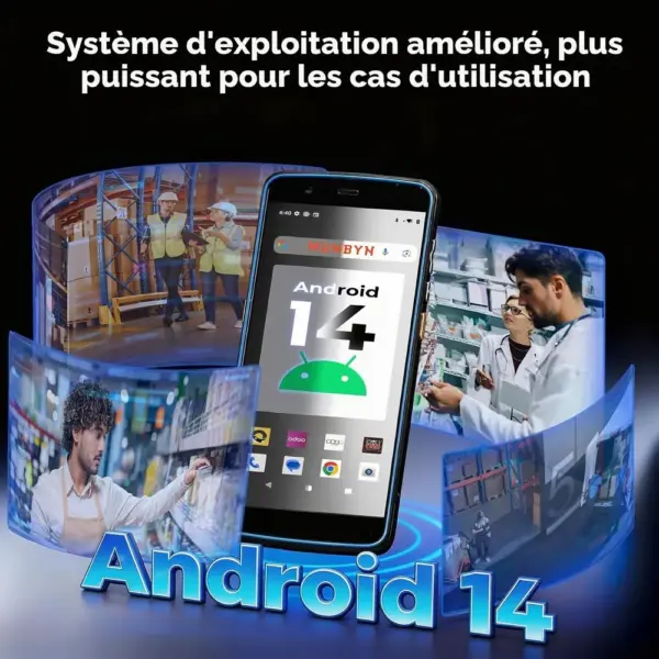MUNBYN IPDA089 - Terminal Android 14 avec scanner code-barres CM60 et NFC — 2 MUNBYN IPDA089 - Terminal Android 14 avec scanner code-barres CM60 et NFC — 2