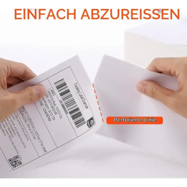 MUNBYN 4x6 Leporello - 500 Thermo-Versandetiketten 102 × 152 mm — 3 MUNBYN 4x6 Leporello - 500 Thermo-Versandetiketten 102 × 152 mm — 3