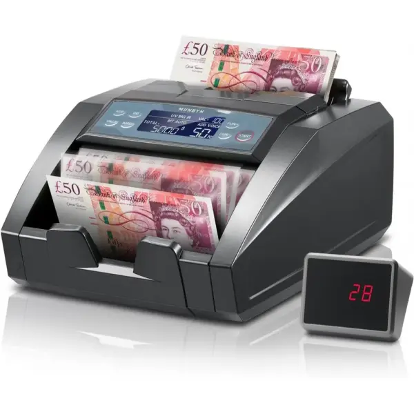 MUNBYN IMC27 - Money counter with GBP, EUR and USD value count — 1 MUNBYN IMC27 - Money counter with GBP, EUR and USD value count — 1