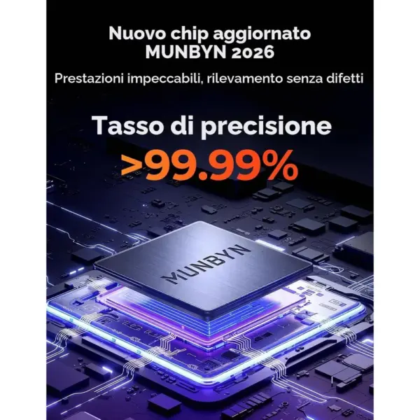 MUNBYN IMC27 - Conta banconote con verifica UV/MG/IR/MT, EUR e USD — 5 MUNBYN IMC27 - Conta banconote con verifica UV/MG/IR/MT, EUR e USD — 5