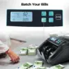 MUNBYN IMC51 - Contadora de billetes en euros UV/MG/IR/MT — 4 MUNBYN IMC51 - Contadora de billetes en euros UV/MG/IR/MT — 4