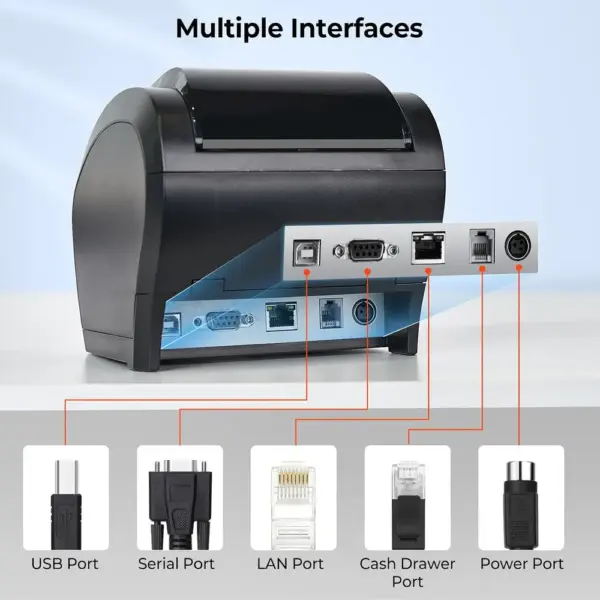 MUNBYN P047 MFi - MFi-certified thermal receipt printer for iOS — 5 MUNBYN P047 MFi - MFi-certified thermal receipt printer for iOS — 5