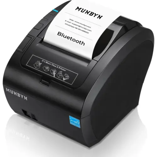 MUNBYN P047 Bluetooth - Impresora de tickets MFi de 80 mm — 1 MUNBYN P047 Bluetooth - Impresora de tickets MFi de 80 mm — 1