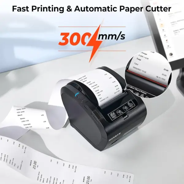MUNBYN P047 Bluetooth - Impresora de tickets MFi de 80 mm — 3 MUNBYN P047 Bluetooth - Impresora de tickets MFi de 80 mm — 3