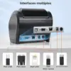 MUNBYN P047 MFi - Imprimante ticket de caisse Bluetooth 80 mm pour iOS — 5 MUNBYN P047 MFi - Imprimante ticket de caisse Bluetooth 80 mm pour iOS — 5