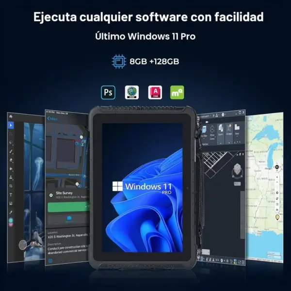 MUNBYN IRT08 - Tableta resistente de 10,1 pulgadas con Windows 11 Pro — 2 MUNBYN IRT08 - Tableta resistente de 10,1 pulgadas con Windows 11 Pro — 2