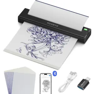 MUNBYN ITP05S - Tattoo Stencil Drucker mit Bluetooth und Akku — 1