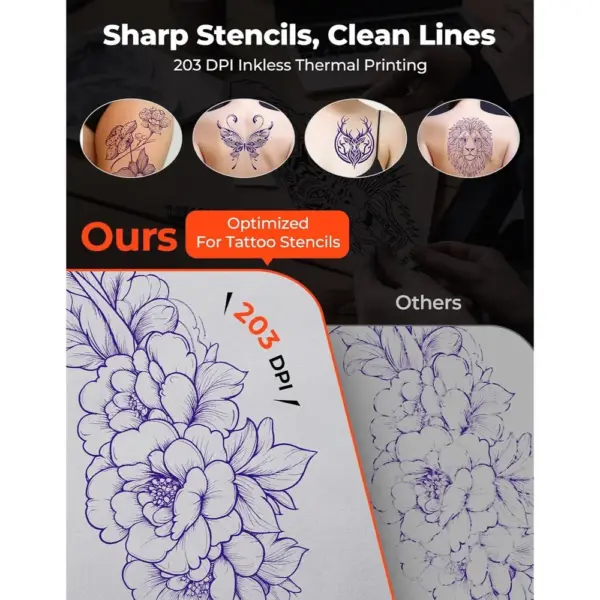 MUNBYN ITP05S - Wireless tattoo stencil printer with AI app — 2 MUNBYN ITP05S - Wireless tattoo stencil printer with AI app — 2