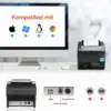MUNBYN P047 - Bondrucker 80 mm mit USB und Auto-Cutter — 4 MUNBYN P047 - Bondrucker 80 mm mit USB und Auto-Cutter — 4