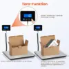 MUNBYN Paketwaage 300 kg - Plattformwaage mit separatem Bedienteil — 2 MUNBYN Paketwaage 300 kg - Plattformwaage mit separatem Bedienteil — 2