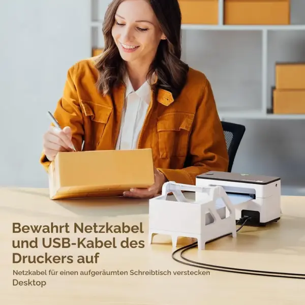 MUNBYN ILH01 - Etikettenhalter für Rollen- und Leporello-Etiketten — 3 MUNBYN ILH01 - Etikettenhalter für Rollen- und Leporello-Etiketten — 3