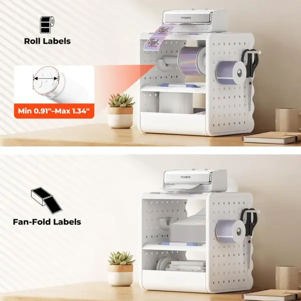 MUNBYN ILH03 - 5-in-1 label holder and desk organiser — 3 MUNBYN ILH03 - 5-in-1 label holder and desk organiser — 3
