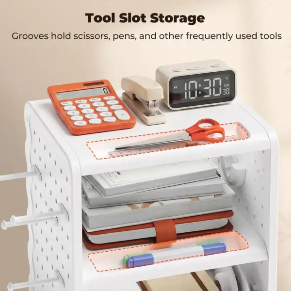 MUNBYN ILH03 - 5-in-1 label holder and desk organiser — 5 MUNBYN ILH03 - 5-in-1 label holder and desk organiser — 5