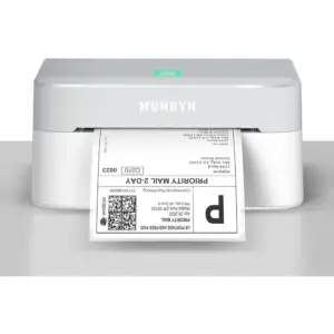 MUNBYN RW403B - Bluetooth Etikettendrucker 4x6 in Weiß — 1