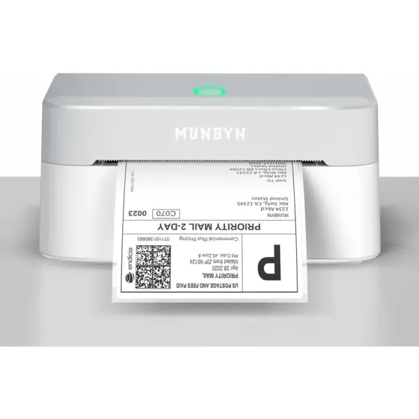 MUNBYN RW403B - Impresora de etiquetas térmica Bluetooth 4x6 — 1 MUNBYN RW403B - Impresora de etiquetas térmica Bluetooth 4x6 — 1