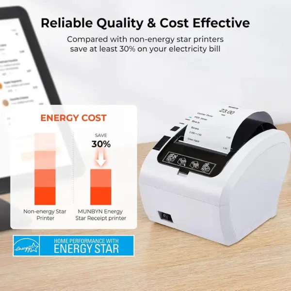 MUNBYN P047 - 80 mm USB and Ethernet receipt printer — 2 MUNBYN P047 - 80 mm USB and Ethernet receipt printer — 2