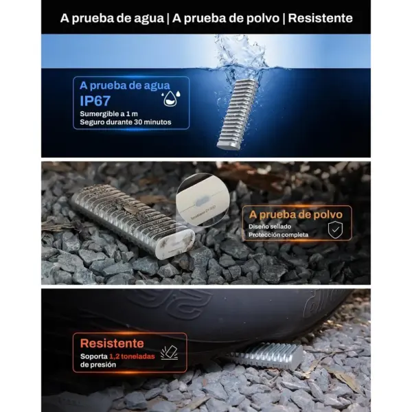 TERRAMASTER D1 SSD - Carcasa SSD M.2 NVMe resistente IP67, USB-C de 10 Gbps (sin disco) — 2 TERRAMASTER D1 SSD - Carcasa SSD M.2 NVMe resistente IP67, USB-C de 10 Gbps (sin disco) — 2