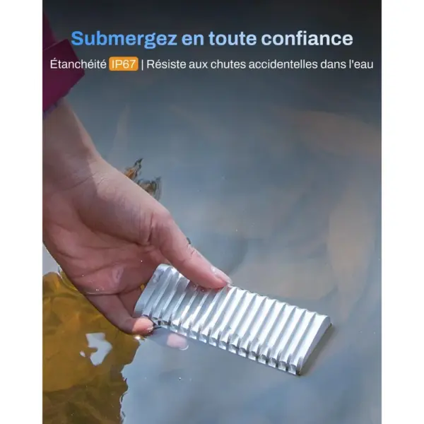 TERRAMASTER D1 SSD - Boîtier SSD M.2 NVMe USB-C 10 Gbit/s étanche IP67, sans disque — 4 TERRAMASTER D1 SSD - Boîtier SSD M.2 NVMe USB-C 10 Gbit/s étanche IP67, sans disque — 4