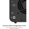 TERRAMASTER D2-320 - RAID-Gehäuse mit 2 Einschüben, USB 3.2 Gen2 10 Gbit/s, ohne Festplatten — 3 TERRAMASTER D2-320 - RAID-Gehäuse mit 2 Einschüben, USB 3.2 Gen2 10 Gbit/s, ohne Festplatten — 3