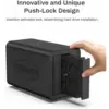 TERRAMASTER D2-320 - Caja RAID de 2 bahías USB 3.2 Gen 2 de 10 Gbps (sin discos) — 4 TERRAMASTER D2-320 - Caja RAID de 2 bahías USB 3.2 Gen 2 de 10 Gbps (sin discos) — 4