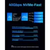 TERRAMASTER D4 SSD - NVMe-Gehäuse für 4 M.2-SSDs, USB4 40 Gbit/s, ohne SSD — 3 TERRAMASTER D4 SSD - NVMe-Gehäuse für 4 M.2-SSDs, USB4 40 Gbit/s, ohne SSD — 3