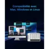 TERRAMASTER D5-310 - Boîtier RAID 5 baies USB-C avec RAID matériel, sans disque — 5 TERRAMASTER D5-310 - Boîtier RAID 5 baies USB-C avec RAID matériel, sans disque — 5