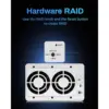 TERRAMASTER D5-310 - Box RAID a 5 alloggiamenti con RAID 5 hardware, senza dischi — 3 TERRAMASTER D5-310 - Box RAID a 5 alloggiamenti con RAID 5 hardware, senza dischi — 3