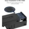 TERRAMASTER D5 Hybrid - 5-bay enclosure for 2 HDD + 3 M.2 NVMe SSD, USB 3.2 Gen2 10 Gbps (diskless) — 4 TERRAMASTER D5 Hybrid - 5-bay enclosure for 2 HDD + 3 M.2 NVMe SSD, USB 3.2 Gen2 10 Gbps (diskless) — 4