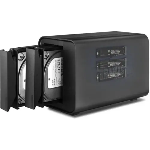 TERRAMASTER D5 Hybrid - Caja híbrida 2 discos duros + 3 SSD NVMe, USB 3.2 Gen 2 (sin discos) — 1 TERRAMASTER D5 Hybrid - Caja híbrida 2 discos duros + 3 SSD NVMe, USB 3.2 Gen 2 (sin discos) — 1