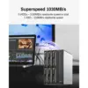 TERRAMASTER D6-320 - Caja para discos duros de 6 bahías USB 3.2 Gen 2 de 10 Gbps (sin discos) — 5 TERRAMASTER D6-320 - Caja para discos duros de 6 bahías USB 3.2 Gen 2 de 10 Gbps (sin discos) — 5
