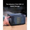 TERRAMASTER D8 Hybrid - 8-bay enclosure for 4 HDD + 4 M.2 NVMe SSD, USB 3.2 Gen2 10 Gbps (diskless) — 4 TERRAMASTER D8 Hybrid - 8-bay enclosure for 4 HDD + 4 M.2 NVMe SSD, USB 3.2 Gen2 10 Gbps (diskless) — 4