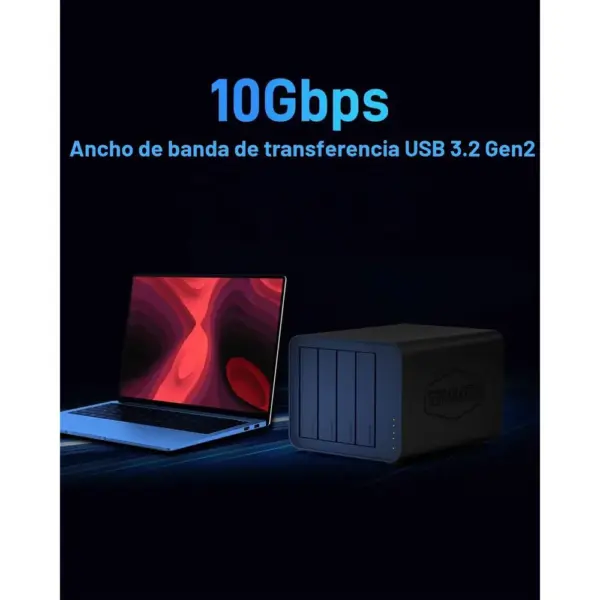 TERRAMASTER D8 Hybrid - Caja híbrida de 8 bahías 4 discos duros + 4 SSD NVMe, USB 3.2 Gen 2 — 5 TERRAMASTER D8 Hybrid - Caja híbrida de 8 bahías 4 discos duros + 4 SSD NVMe, USB 3.2 Gen 2 — 5