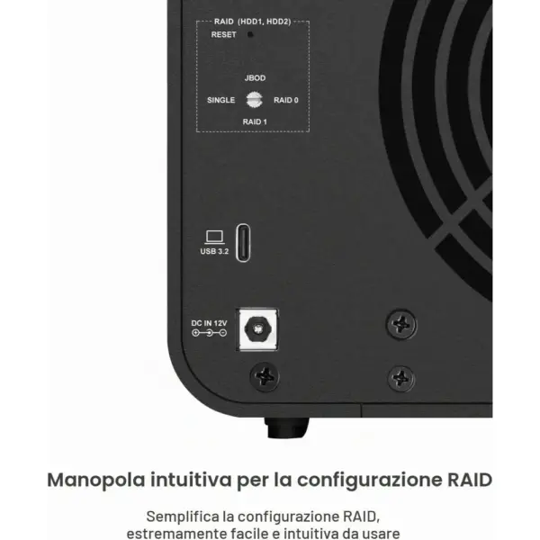 TERRAMASTER D8 Hybrid - Box ibrido per 4 hard disk e 4 SSD NVMe, senza dischi — 3 TERRAMASTER D8 Hybrid - Box ibrido per 4 hard disk e 4 SSD NVMe, senza dischi — 3