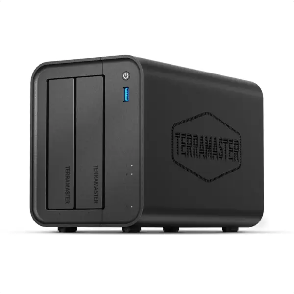 TERRAMASTER F2-425 - NAS mit 2 Einschüben, Quad-Core-CPU und 4 GB RAM, ohne Festplatten — 1 TERRAMASTER F2-425 - NAS mit 2 Einschüben, Quad-Core-CPU und 4 GB RAM, ohne Festplatten — 1