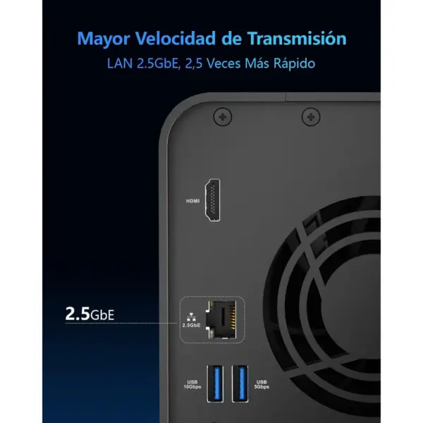 TERRAMASTER F2-425 - NAS de 2 bahías con procesador de 4 núcleos y 4 GB de RAM (sin discos) — 4 TERRAMASTER F2-425 - NAS de 2 bahías con procesador de 4 núcleos y 4 GB de RAM (sin discos) — 4