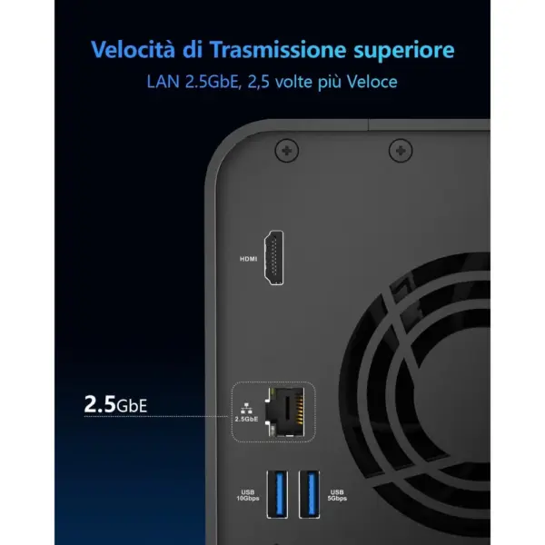 TERRAMASTER F2-425 - NAS a 2 alloggiamenti per la casa, senza dischi — 4 TERRAMASTER F2-425 - NAS a 2 alloggiamenti per la casa, senza dischi — 4