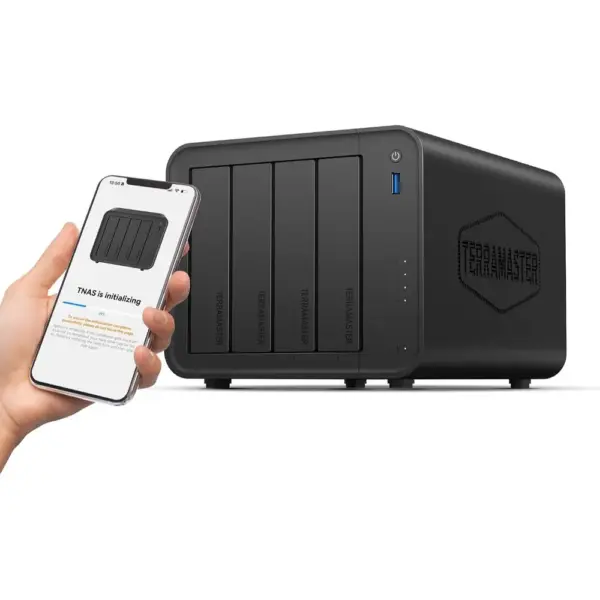 TERRAMASTER F4-425 - 4-bay NAS, Intel quad-core, 4 GB RAM, 2.5GbE (diskless) — 1 TERRAMASTER F4-425 - 4-bay NAS, Intel quad-core, 4 GB RAM, 2.5GbE (diskless) — 1