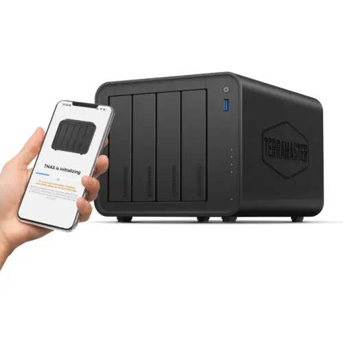 TERRAMASTER F4-425 - NAS 4 baies Intel x86 quadricœur, 4 Go de RAM, 2,5 GbE — 1 TERRAMASTER F4-425 - NAS 4 baies Intel x86 quadricœur, 4 Go de RAM, 2,5 GbE — 1