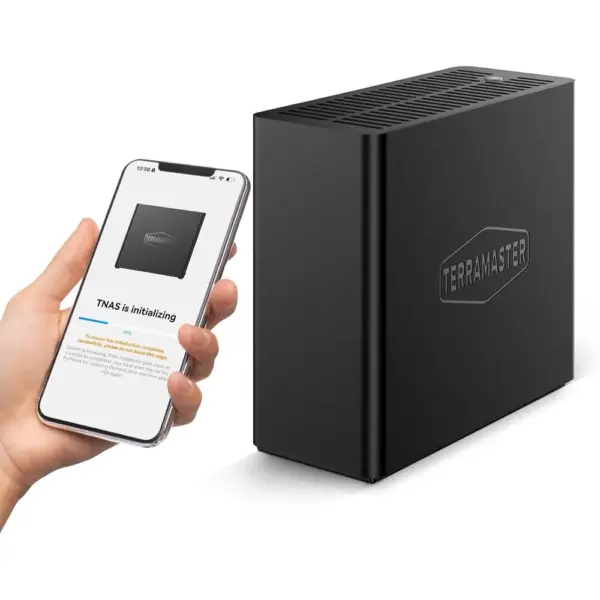 TERRAMASTER F4 SSD - NAS 100 % SSD de 4 ranuras M.2 NVMe, N95, 8 GB DDR5 y 10GbE — 1 TERRAMASTER F4 SSD - NAS 100 % SSD de 4 ranuras M.2 NVMe, N95, 8 GB DDR5 y 10GbE — 1