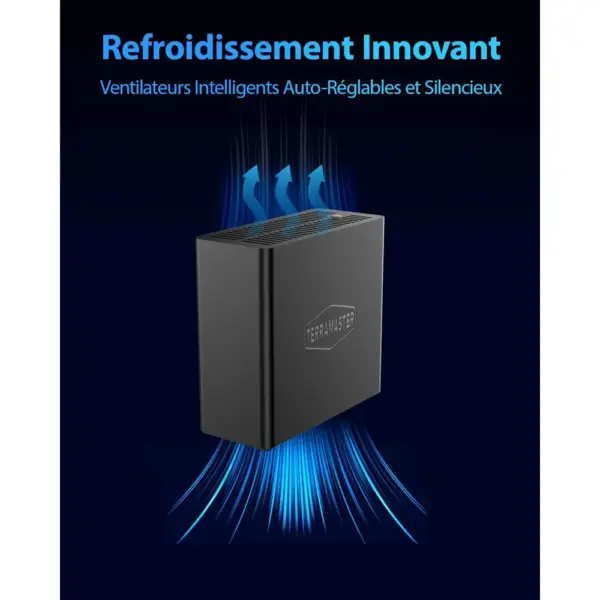 TERRAMASTER F4 SSD - NAS 100 % SSD 4 emplacements M.2 NVMe, Intel N95, 8 Go DDR5, 5 GbE — 4 TERRAMASTER F4 SSD - NAS 100 % SSD 4 emplacements M.2 NVMe, Intel N95, 8 Go DDR5, 5 GbE — 4