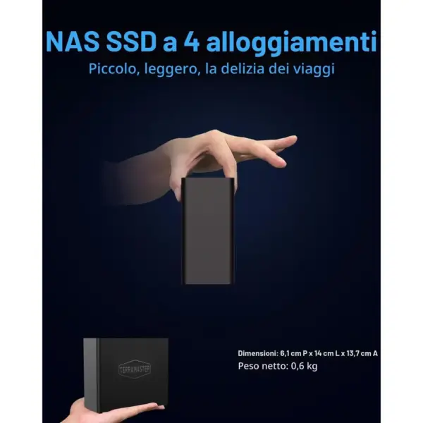 TERRAMASTER F4 SSD - NAS 100% SSD a 4 slot M.2 NVMe, senza SSD — 3 TERRAMASTER F4 SSD - NAS 100% SSD a 4 slot M.2 NVMe, senza SSD — 3