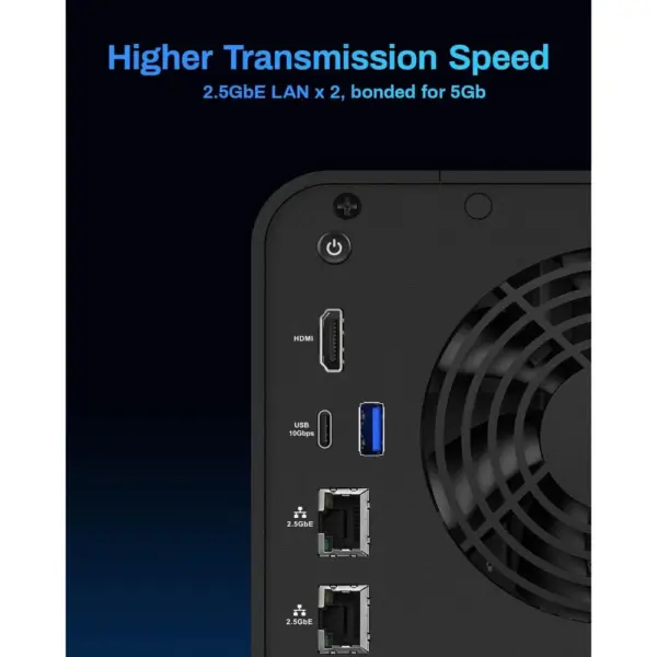TERRAMASTER F6-424 - NAS de 6 bahías N95, 8 GB DDR5 y doble 2,5GbE (sin discos) — 3 TERRAMASTER F6-424 - NAS de 6 bahías N95, 8 GB DDR5 y doble 2,5GbE (sin discos) — 3