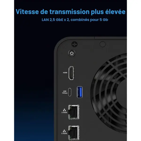 TERRAMASTER F6-424 - NAS 6 baies Intel N95, 8 Go DDR5, 2 × 2,5 GbE, sans disque — 3 TERRAMASTER F6-424 - NAS 6 baies Intel N95, 8 Go DDR5, 2 × 2,5 GbE, sans disque — 3
