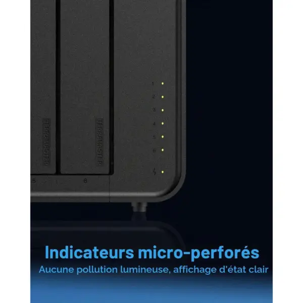 TERRAMASTER F6-424 - NAS 6 baies Intel N95, 8 Go DDR5, 2 × 2,5 GbE, sans disque — 4 TERRAMASTER F6-424 - NAS 6 baies Intel N95, 8 Go DDR5, 2 × 2,5 GbE, sans disque — 4