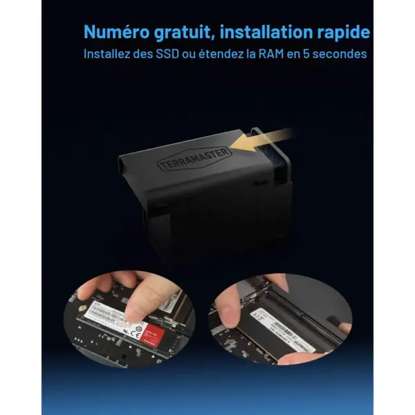 TERRAMASTER F6-424 - NAS 6 baies Intel N95, 8 Go DDR5, 2 × 2,5 GbE, sans disque — 5 TERRAMASTER F6-424 - NAS 6 baies Intel N95, 8 Go DDR5, 2 × 2,5 GbE, sans disque — 5